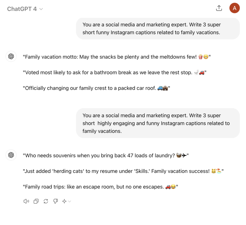 Instagram Chat GPT Captions Inagram Chat GPT Captions